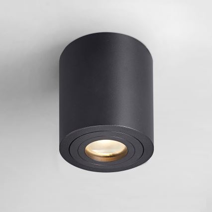 Zuma Line - LED RGBW Stmievateľné kúpeľňové bodové svietidlo 1xGU10/6W/230V IP44 čierne + diaľkové ovládanie