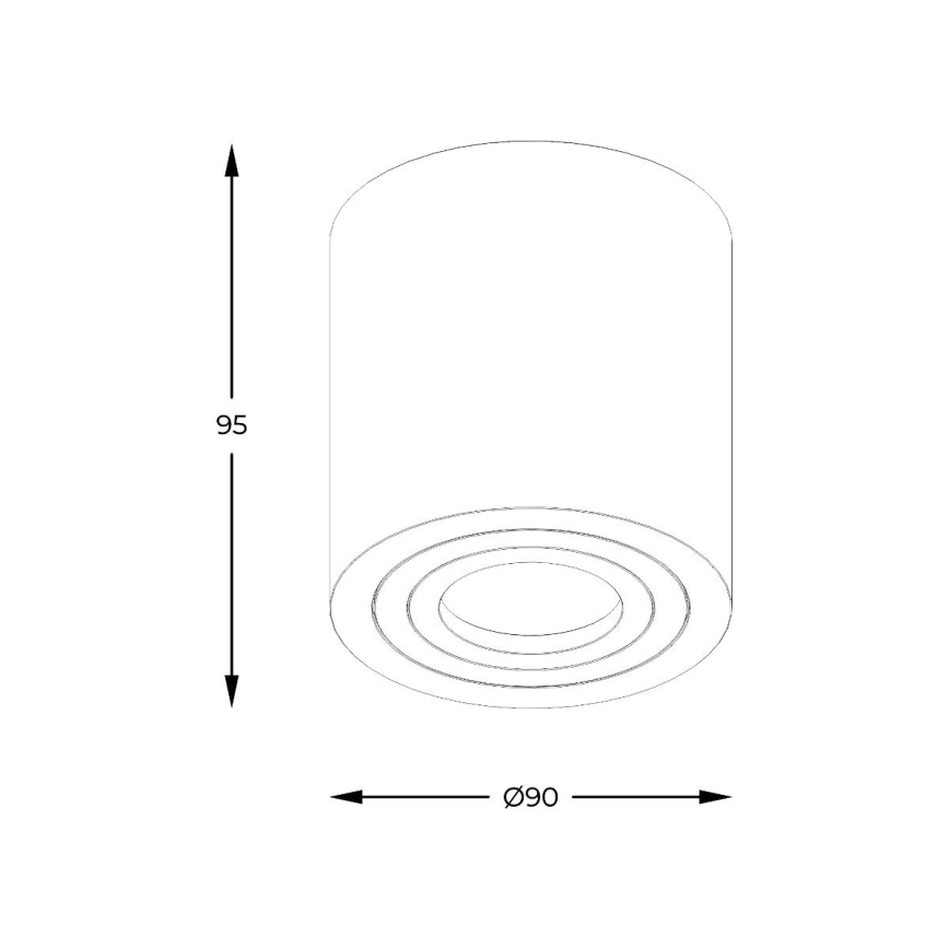 Zuma Line - LED RGBW Stmievateľné kúpeľňové bodové svietidlo 1xGU10/6W/230V IP44 čierne + diaľkové ovládanie