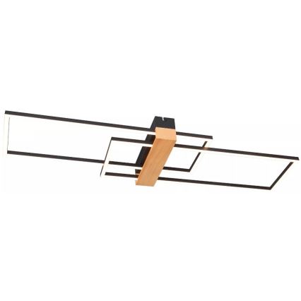 Zuma Line - LED Stropné svietidlo LED/39W/230V 3000K čierna/borovica