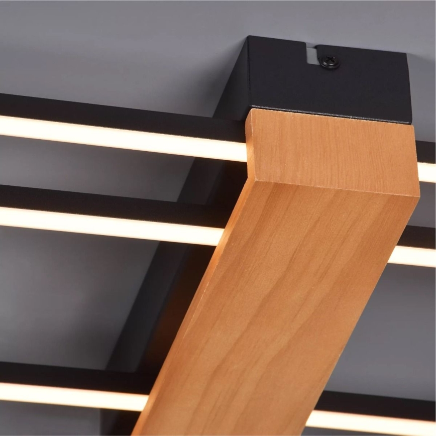 Zuma Line - LED Stropné svietidlo LED/39W/230V 3000K čierna/borovica