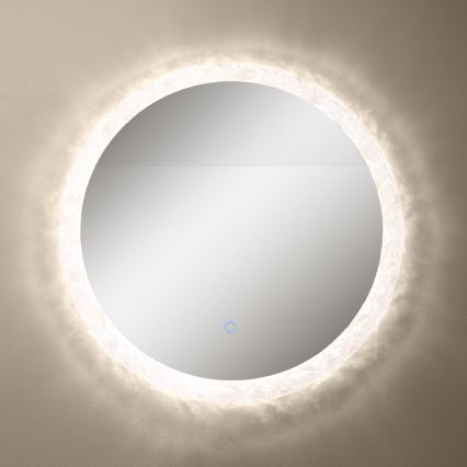 Zuma Line - LED Kúpeľňové nástenné zrkadlo s podsvietením LED/24W/230V 3000/4000/6000K pr. 60 cm IP44 lesklý chróm
