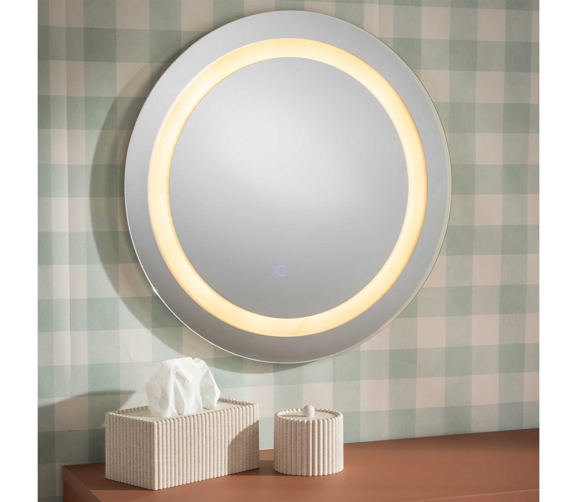 Zuma Line D2338-60-LED stmievateľné kúpeľňové zrkadlo 36W/230V 3000/4000/6000K pr.60 cm IP44 D2338-60