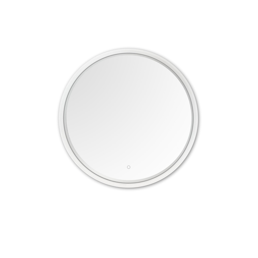 Zuma Line - LED Kúpeľňové nástenné zrkadlo s podsvietením LED/24W/230V 3000/4000/6000K pr. 60 cm IP44 biela/zlatá