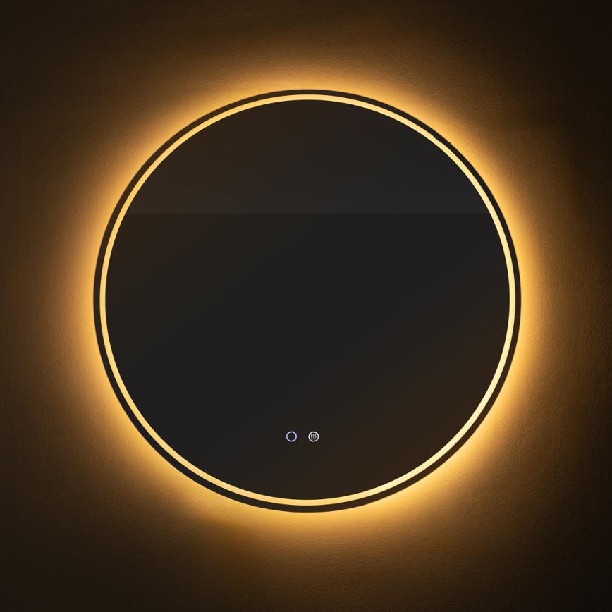 Zuma Line - LED Kúpeľňové vyhrievané nástenné zrkadlo s podsvietením LED/24W/230V 3000/4000/6000K pr. 80 cm IP44