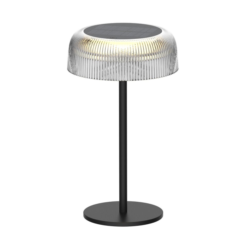Zuma Line - LED Stmievateľná solárna nabíjacia stolná lampa LED/2,5W/2000 mAh IP44 čierna