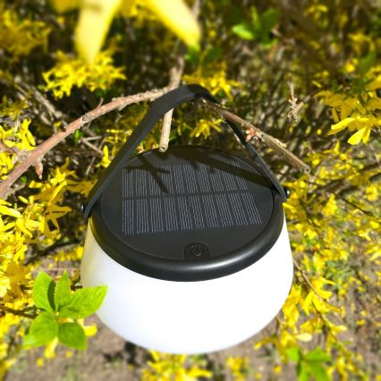 Zuma Line - LED Stmievateľná solárna nabíjacia stolná lampa LED/2,2W/2000 mAh IP44 čierna