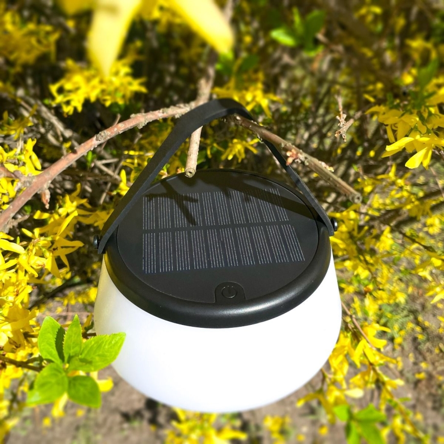 Zuma Line - LED Stmievateľná solárna nabíjacia stolná lampa LED/2,2W/2000 mAh IP44 čierna
