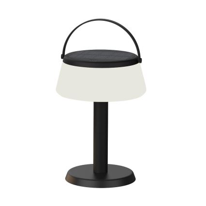 Zuma Line - LED Stmievateľná solárna nabíjacia stolná lampa LED/2,2W/2000 mAh IP44 čierna
