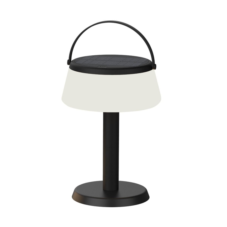 Zuma Line - LED Stmievateľná solárna nabíjacia stolná lampa LED/2,2W/2000 mAh IP44 čierna