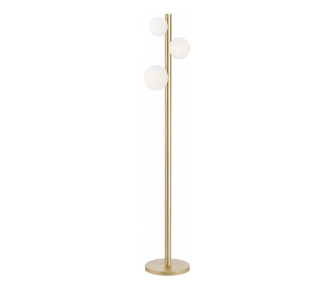 Zuma Line F0574-03N-V6AA - Stojacia lampa FORES 3xG9/33W/230V zlatá F0574-03N-V6AA