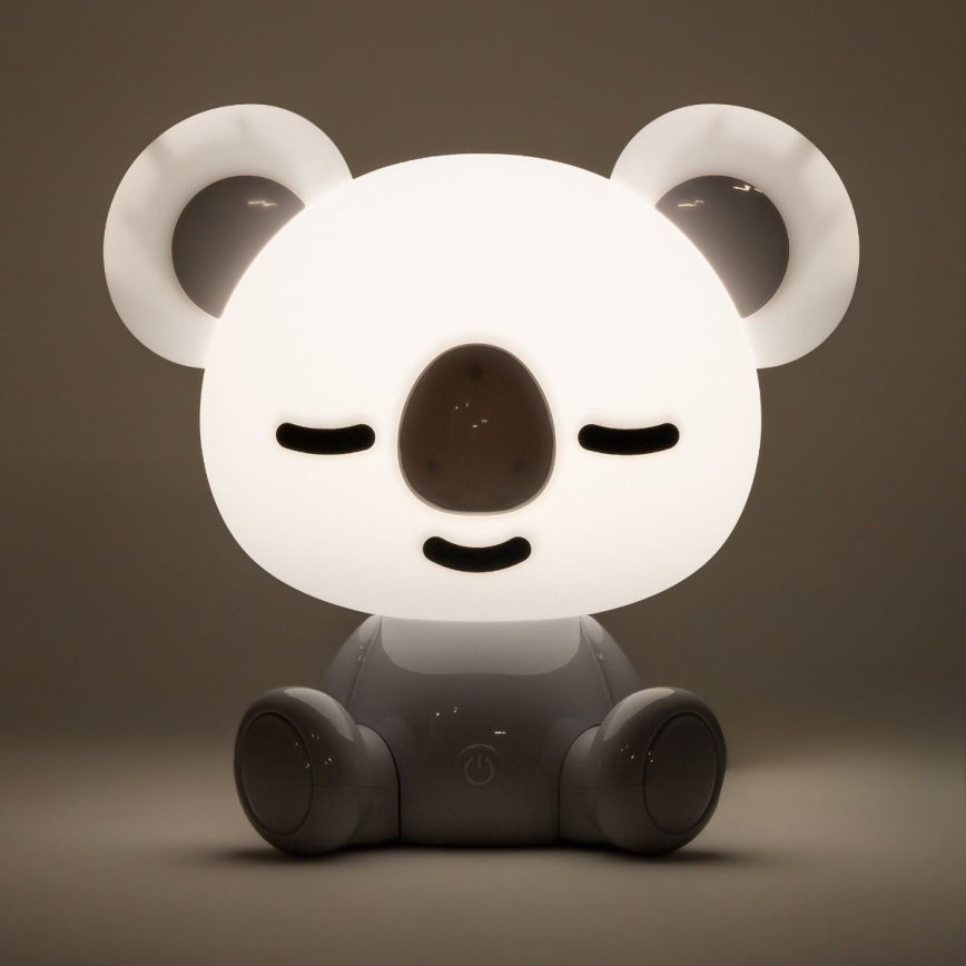 Zuma Line - LED Stmievateľná detská dotyková stolná lampa LED/3W/230V koala šedá