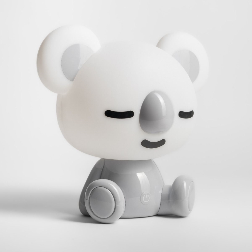 Zuma Line - LED Stmievateľná detská dotyková stolná lampa LED/3W/230V koala šedá