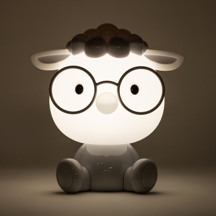Zuma Line - LED Stmievateľná detská dotyková stolná lampa LED/3W/230V ovca šedá