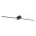 Zuma Line - LED Kúpeľňové osvetlenie zrkadla LED/8W/230V 60 cm IP44 čierna