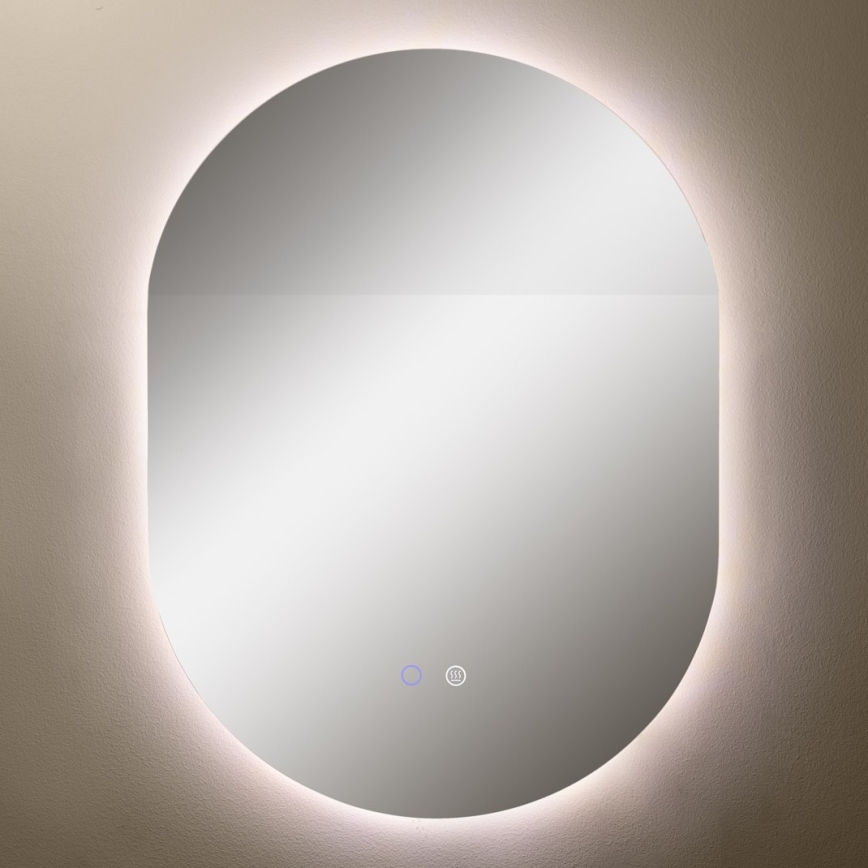 Zuma Line - LED Kúpeľňové vyhrievané nástenné zrkadlo s podsvietením LED/24W/230V 3000/4000/6000K 70x50 cm IP44