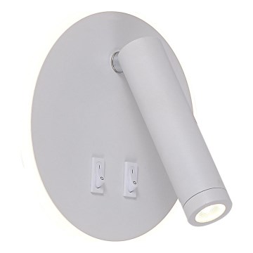 Zuma Line - LED nástenné bodové svietidlo LED/5,5W/230V 4000K + LED/2,5W 3000K biela