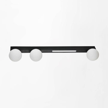 Zuma Line - LED Nástenné svietidlo 3xG9/40W/230V + LED/6W čierna