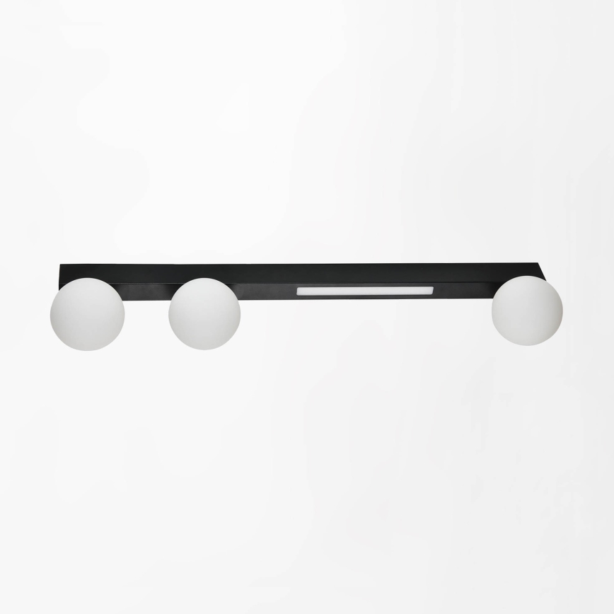 Zuma Line - LED Nástenné svietidlo 3xG9/40W/230V + LED/6W čierna
