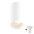 Zuma Line - LED RGBW stmievateľné bodové svietidlo 1xGU10/6W/230V biele + diaľkové ovládanie
