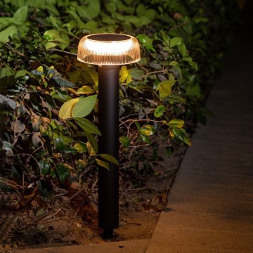 Zuma Line - LED Solárna lampa LED/2,5W/2000 mAh IP44 čierna