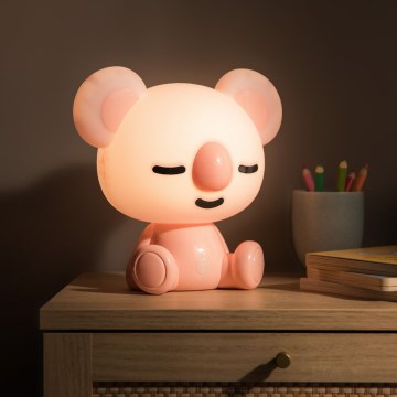 Zuma Line - LED Stmievateľná detská dotyková stolná lampa LED/3W/230V koala ružová