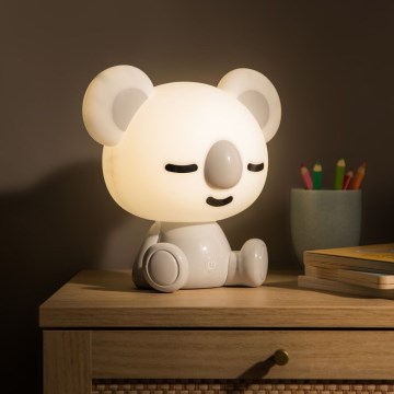 Zuma Line - LED Stmievateľná detská dotyková stolná lampa LED/3W/230V koala šedá