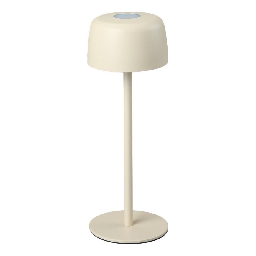 Zuma Line - LED Stmievateľná nabíjacia stolná lampa LED/2W/1200 mAh IP44 krémová