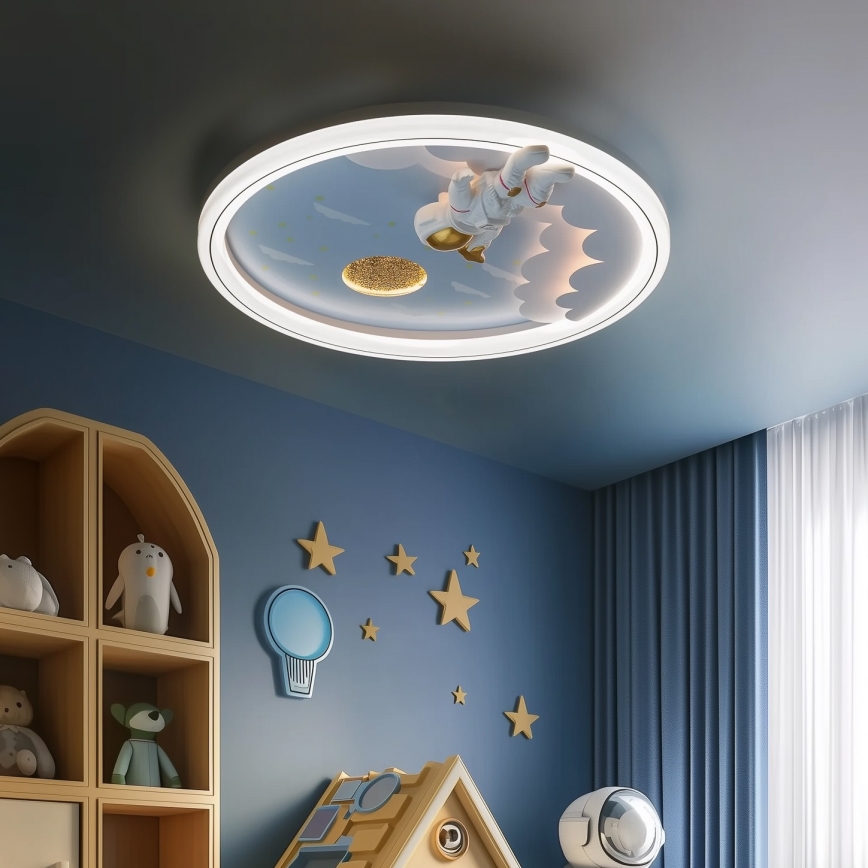 Zuma Line - LED Stmievateľné detské stropné svietidlo LED/42W/230V 3000/5700K astronaut