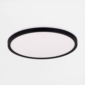 Zuma Line - LED Stmievateľné stropné svietidlo LED/26,5W/230V + LED/6,5W 3000/4000/5500K pr. 32 cm čierna