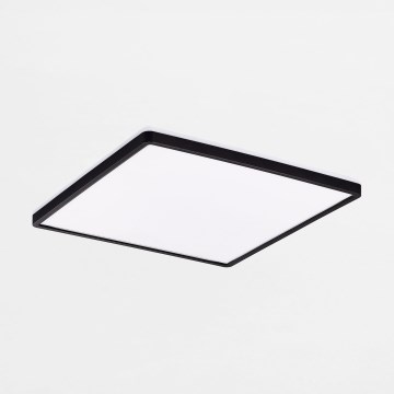 Zuma Line - LED Stmievateľné stropné svietidlo LED/38W/230V + LED/12W 3000/4000/5500K 40x40 cm čierna