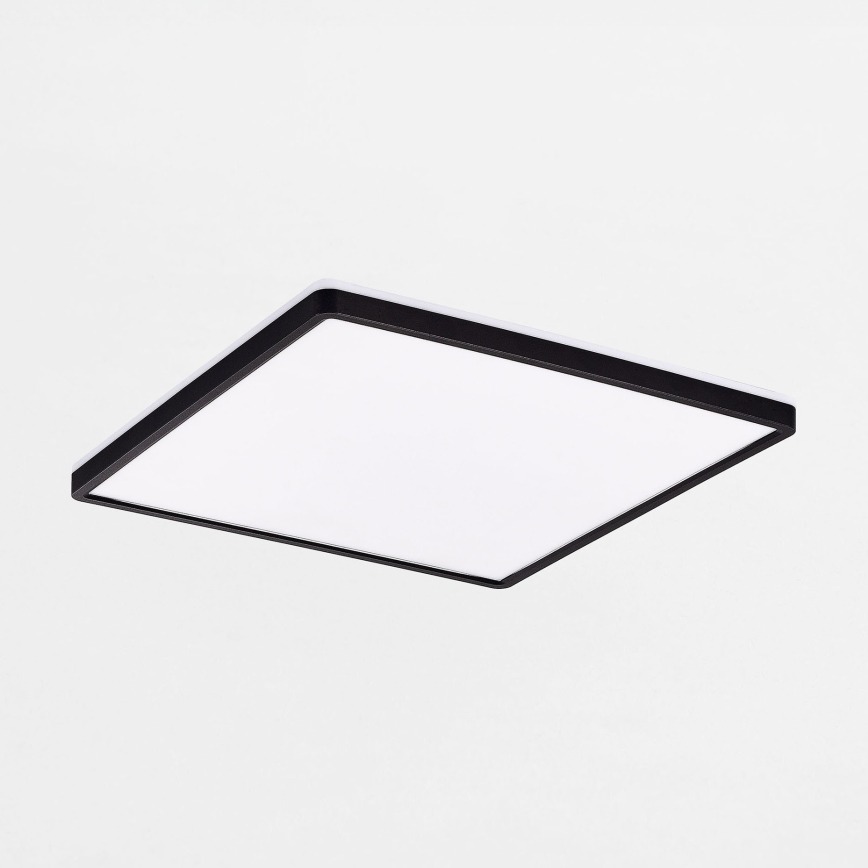 Zuma Line - LED Stmievateľné stropné svietidlo LED/38W/230V + LED/12W 3000/4000/5500K 40x40 cm čierna