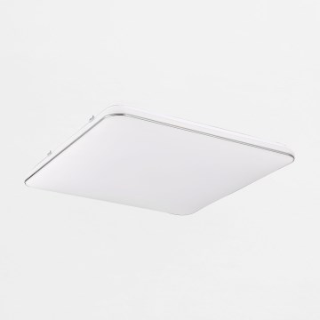 Zuma Line - LED Stmievateľné stropné svietidlo LED/48W/230V 53x53 cm lesklý chróm