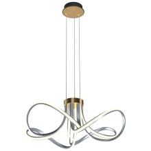 Zuma Line - LED Stmievateľný luster na lanku LED/45W/230V šedá/zlatá