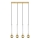 Zuma Line - Luster na lanku 4xG9/6W/230V mosadz