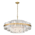 Zuma Line - Luster na reťazi 16xG9/28W/230V pr. 80 cm zlatá
