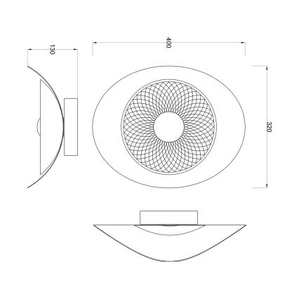 Zuma Line - LED nástenné svietidlo LED/8W/230V ružovo-zlaté
