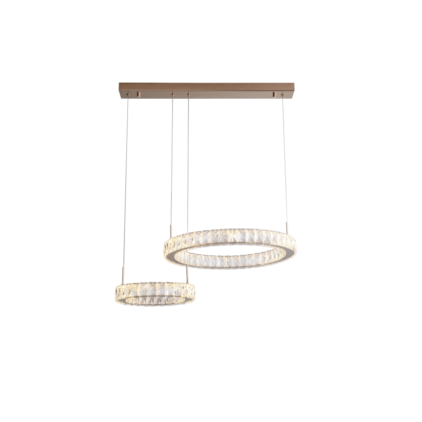 Zuma Line - LED luster na lanku LED/36W/230V ružové zlato