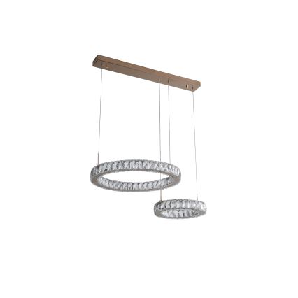 Zuma Line - LED luster na lanku LED/36W/230V ružové zlato