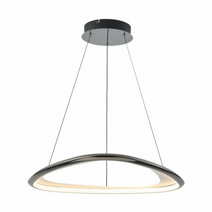 Zuma Line - LED Stmievateľný luster na lanku LED/34W/230V 3000K čierny lesklý chróm