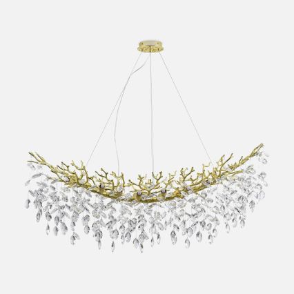 Zuma Line - Luster na lanku 14xG9/3,5W/230V 115x40 cm zlatý