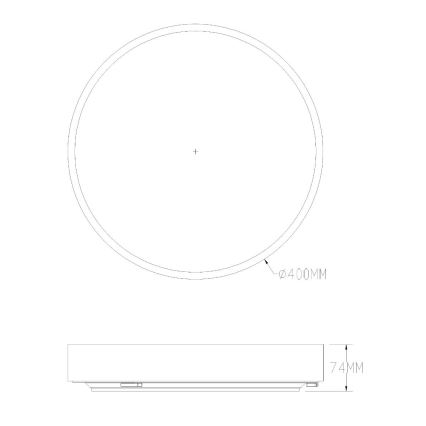 Zuma Line - LED Stmievateľné kúpeľňové stropné svietidlo LED/36W/230V 3000-6000K pr. 40 cm IP44 mosadz + diaľkové ovládanie