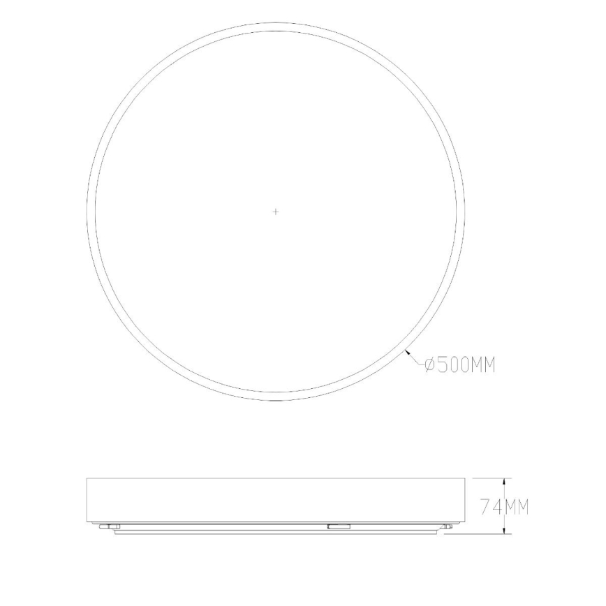 Zuma Line - LED Stmievateľné kúpeľňové stropné svietidlo LED/50W/230V 3000-6000K pr. 50 cm IP44 mosadz + diaľkové ovládanie