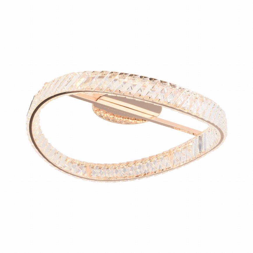 Zuma Line - LED stmievateľné stropné svietidlo LED/36W/230V pr. 52 cm ružové zlato