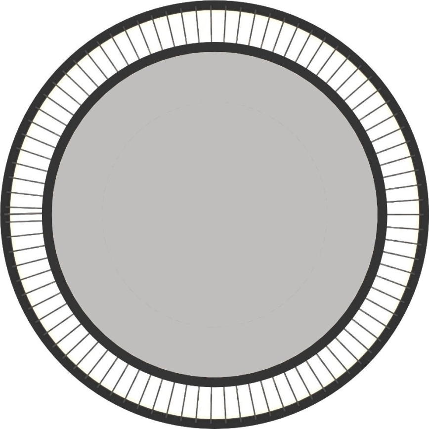 Zuma Line - LED Stmievateľné stropné svietidlo LED/32W/230V 2700-6000K čierna + diaľkové ovládanie