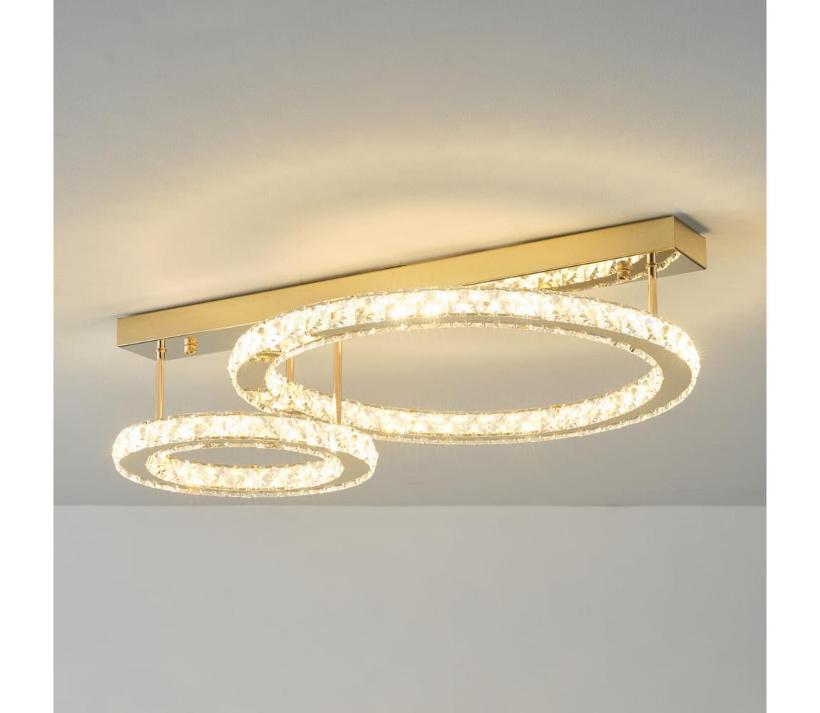 Zuma Line MX3713-2-3GT- LED stmievateľné stropné svietidlo GIRONA LED/36W/230V zlaté MX3713-2-3GT