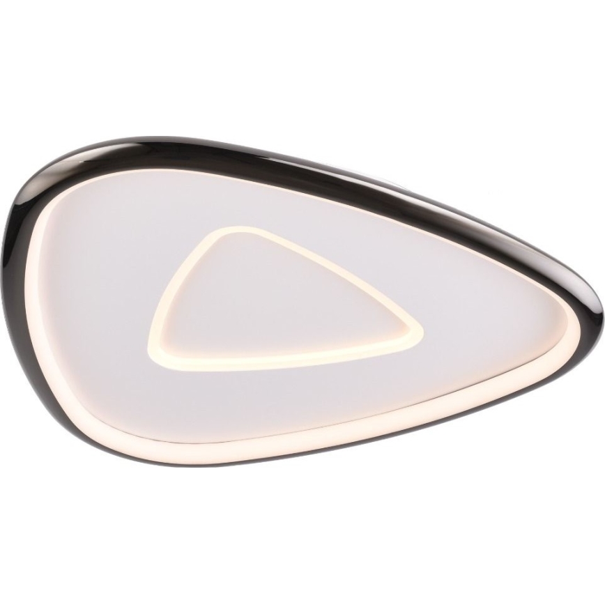 Zuma Line - LED Stmievateľné stropné svietidlo LED/27W/230V 3000K čierny lesklý chróm