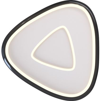 Zuma Line - LED Stmievateľné stropné svietidlo LED/27W/230V 3000K čierny lesklý chróm