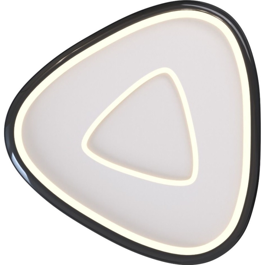 Zuma Line - LED Stmievateľné stropné svietidlo LED/27W/230V 3000K čierny lesklý chróm