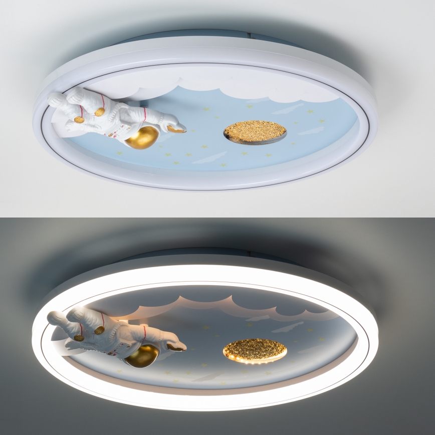 Zuma Line - LED Stmievateľné detské stropné svietidlo LED/42W/230V 3000/5700K astronaut
