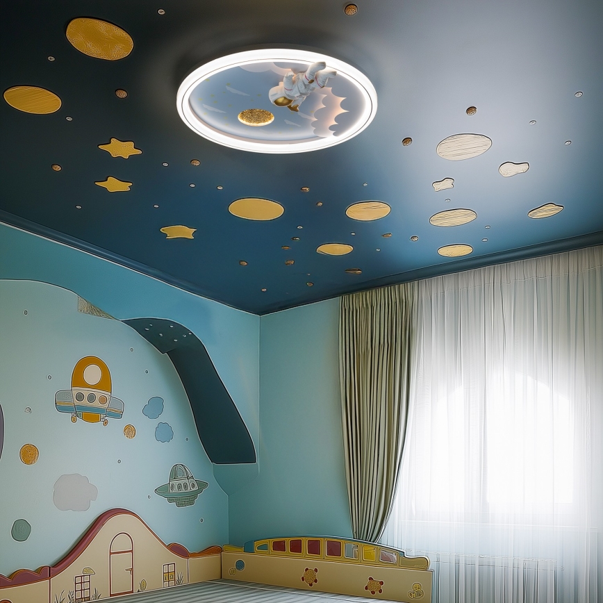 Zuma Line - LED Stmievateľné detské stropné svietidlo LED/42W/230V 3000/5700K astronaut